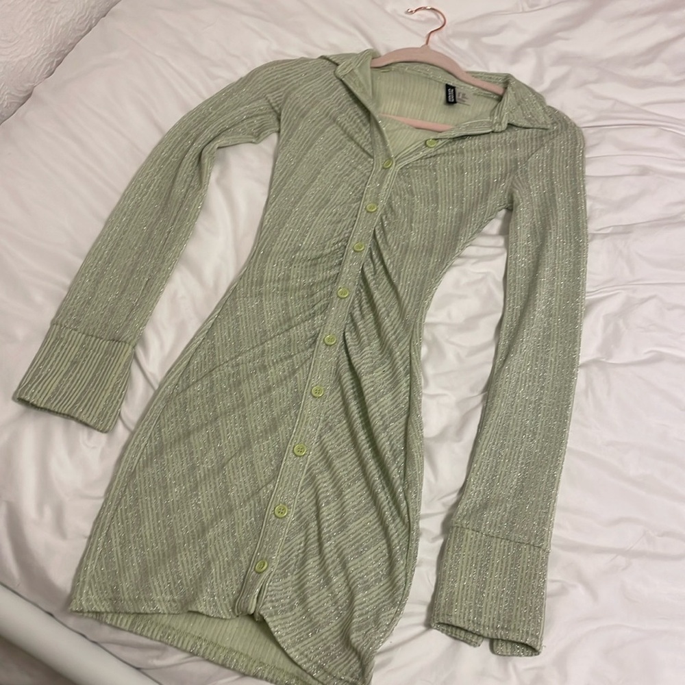 H&M long sleeve mini dress